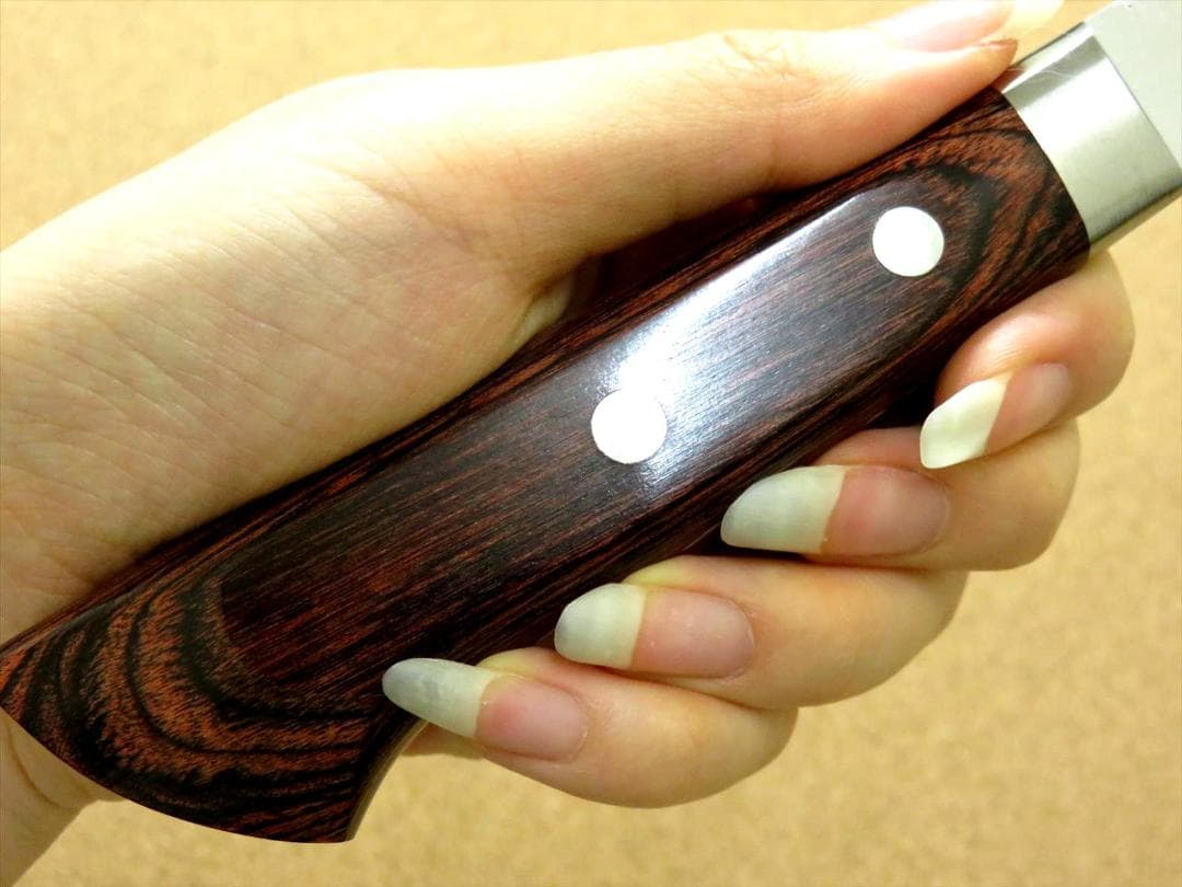 関の刃物 三徳包丁 170mm 濃州正宗作 ぼかし入 割込 ステンレス 両刃包丁