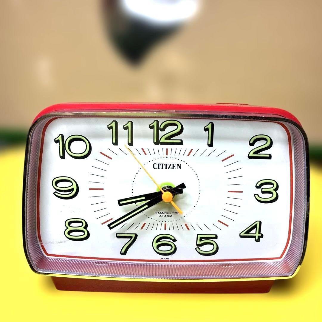 【レトロフューチャー】 CITIZEN TRANSISTOR ALARM 置時計