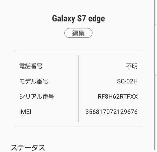 Galaxy S7 edge Docomo SIMフリー美品 TV 可