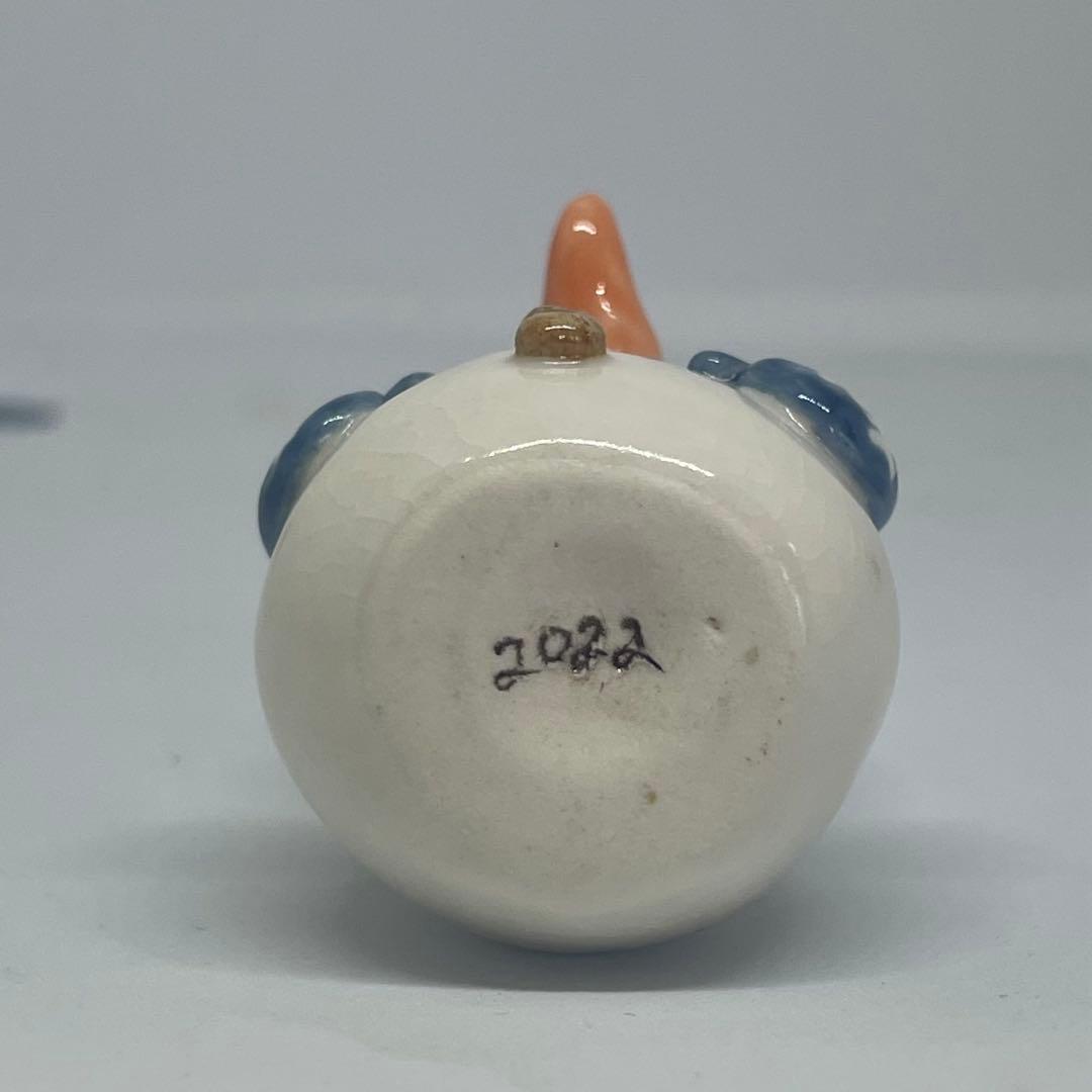 【陶芸家】うえのえみ や雪だるまちび人形 サイン入り　フィギュア