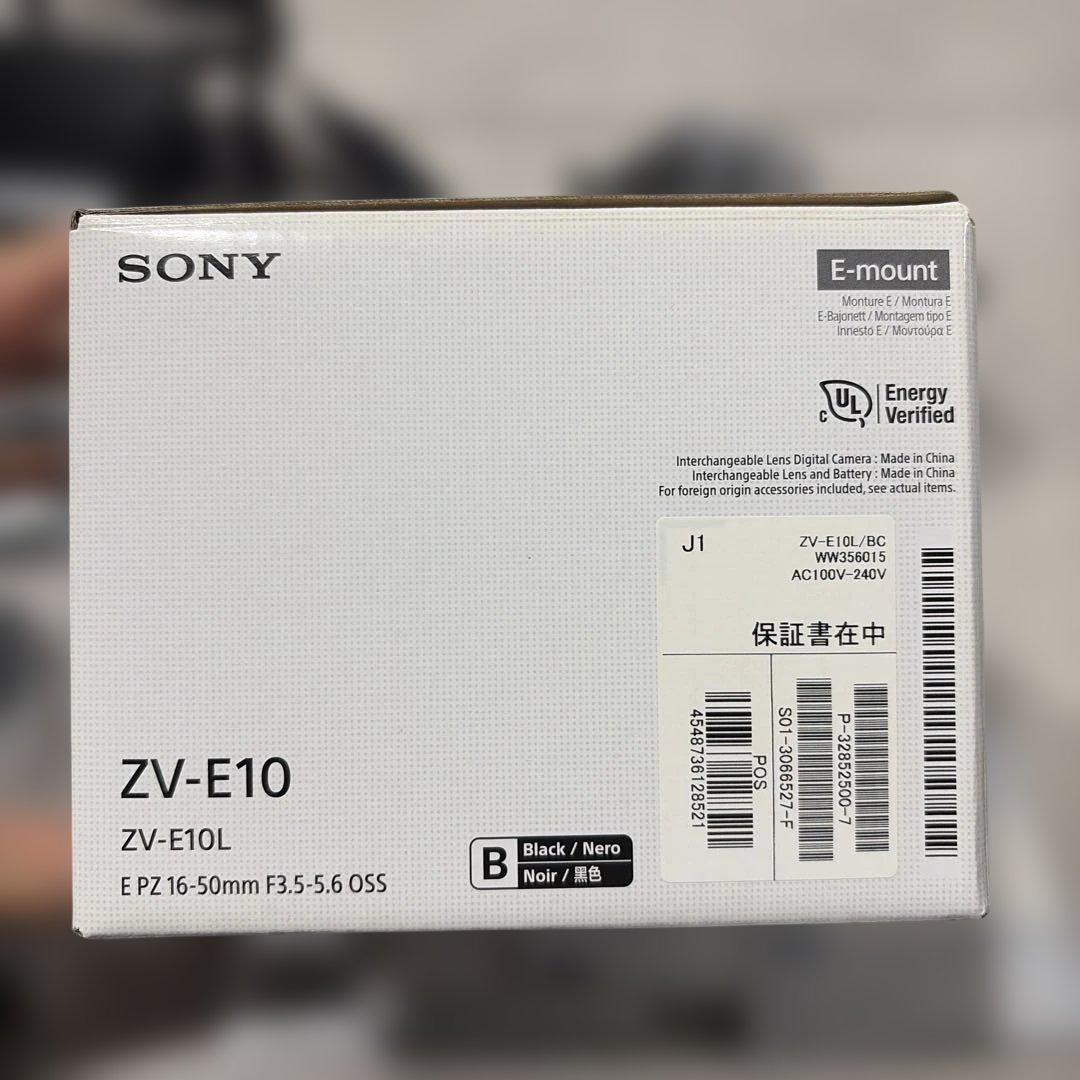 【美品】SONY ZV-E10 箱付き ミラーレス一眼 レンズセットカバー類付き