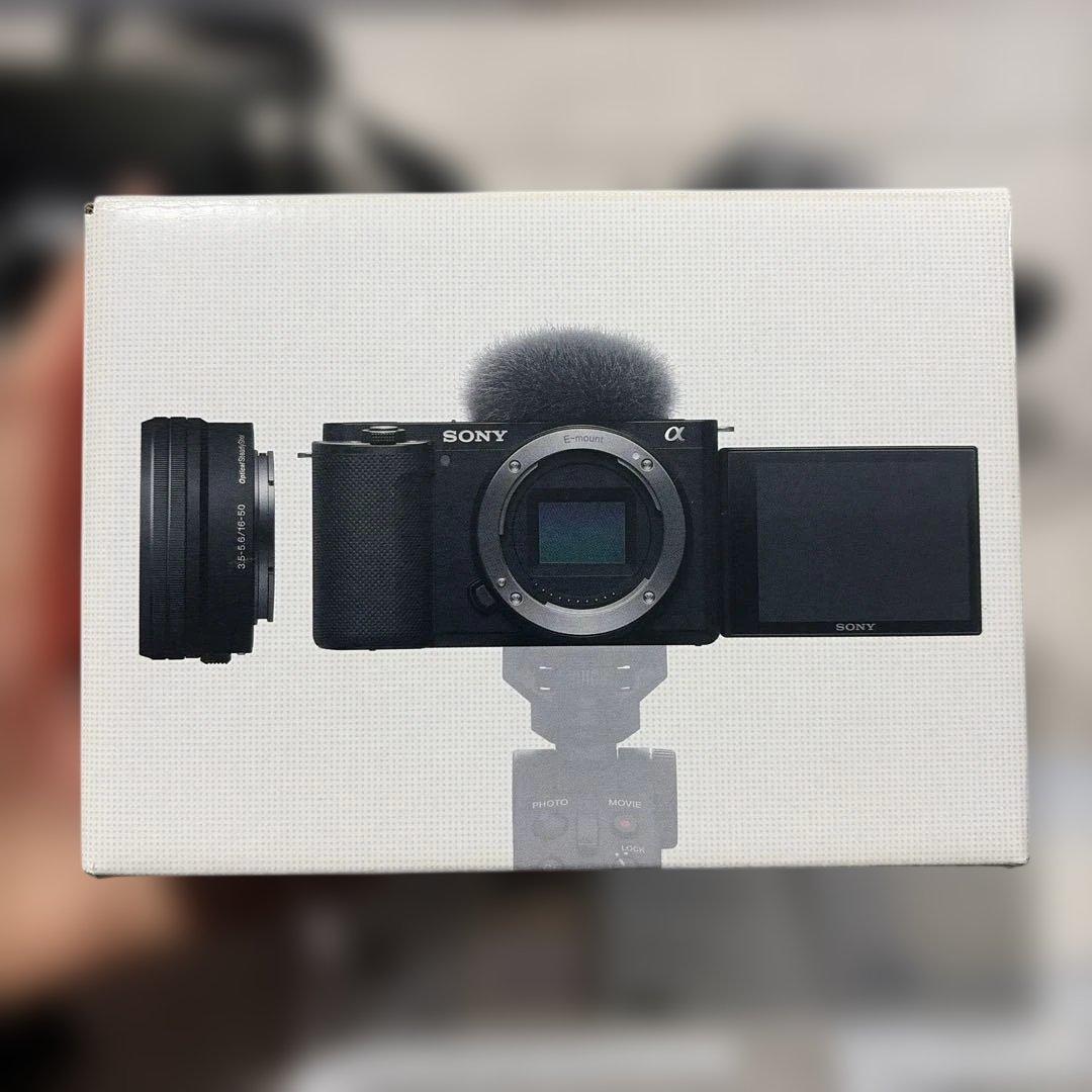 【美品】SONY ZV-E10 箱付き ミラーレス一眼 レンズセットカバー類付き