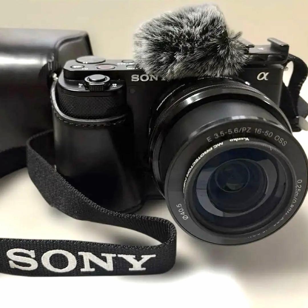【美品】SONY ZV-E10 箱付き ミラーレス一眼 レンズセットカバー類付き
