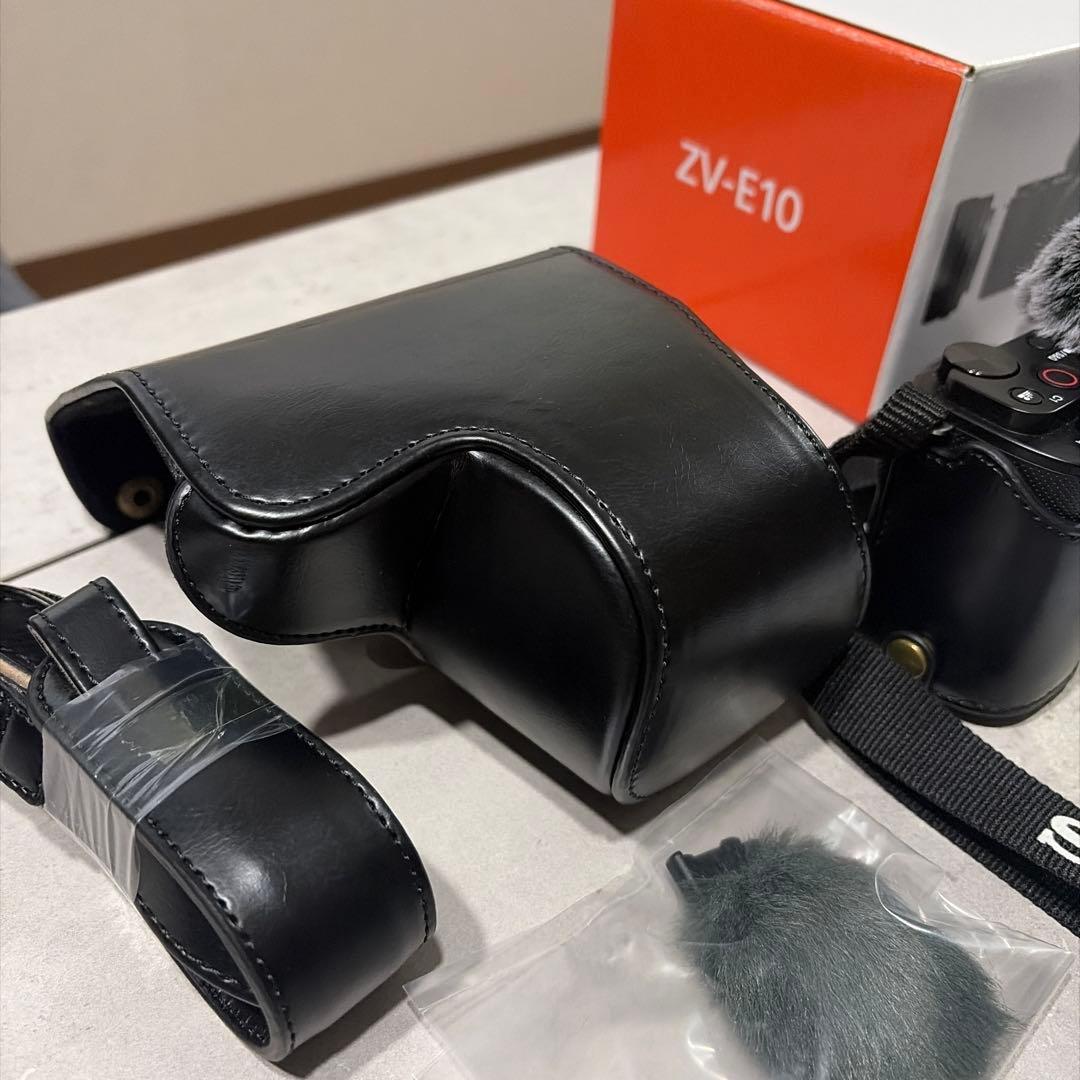 【美品】SONY ZV-E10 箱付き ミラーレス一眼 レンズセットカバー類付き