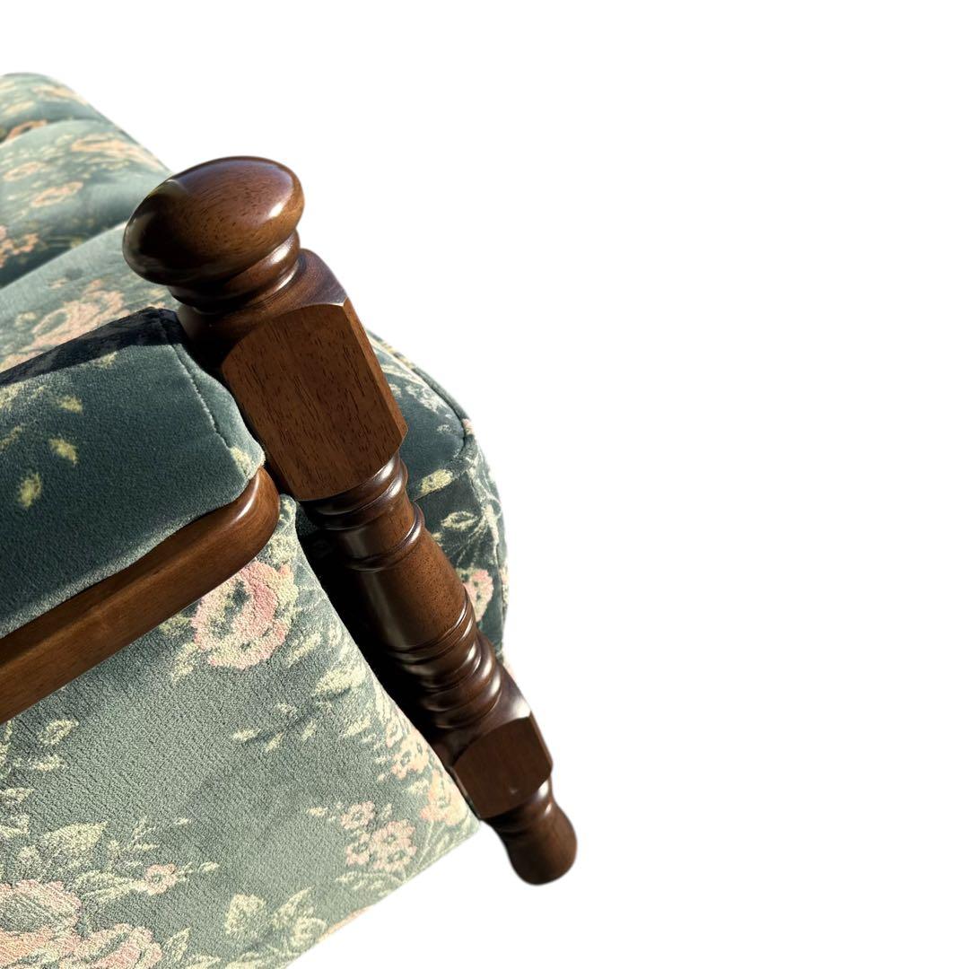 KZ051 【美品】カリモク　UK26モデル 金華山　ベルベット　コロニアル