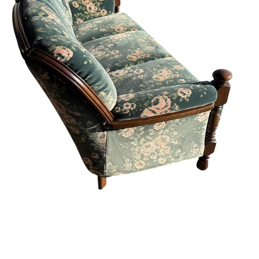 KZ051 【美品】カリモク　UK26モデル 金華山　ベルベット　コロニアル