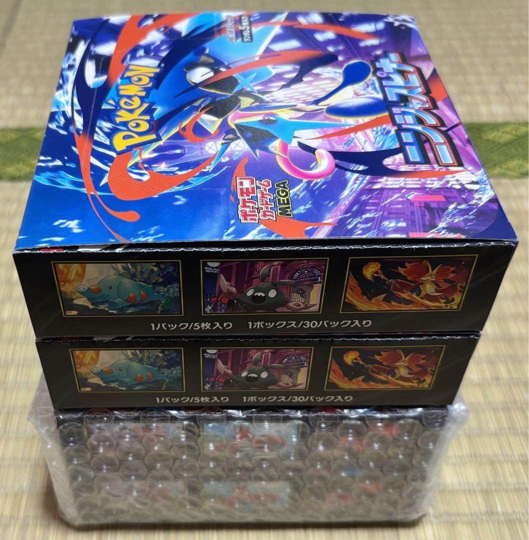ポケモンカードゲーム MEGA メガブレイブ ニンジャスピナー 4boxペリあり