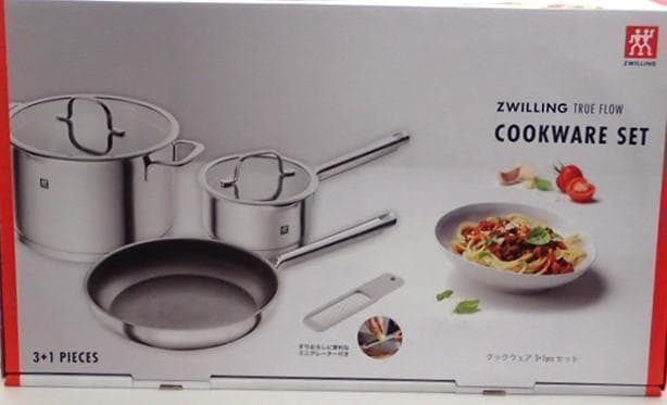 ガスＩＨ ヘンケルス トゥルーフロー 鍋・フライパンセットソースパン ステンレス