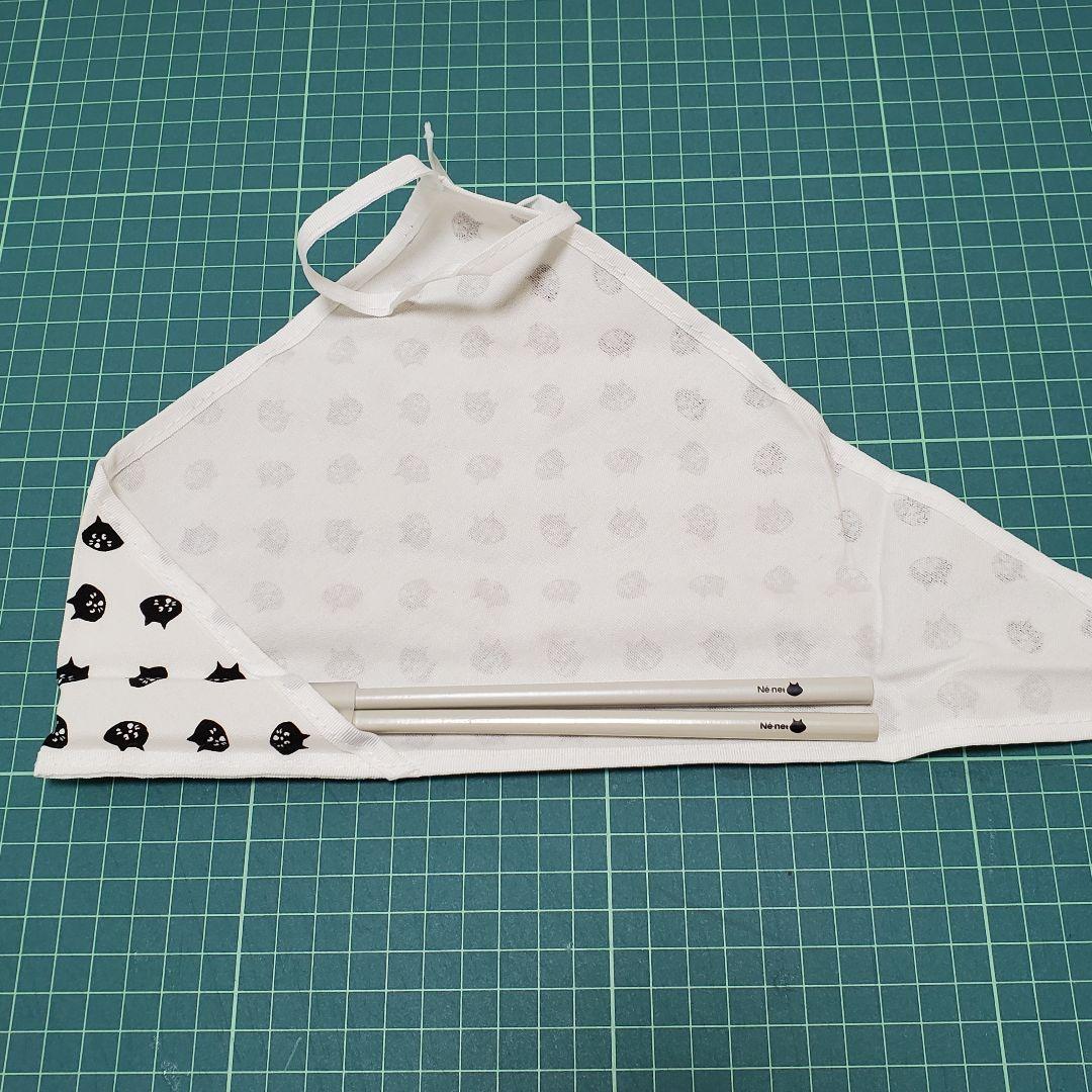 【匿名発送】Ne-net にゃー　猫デザイン 弁当箱と箸セット