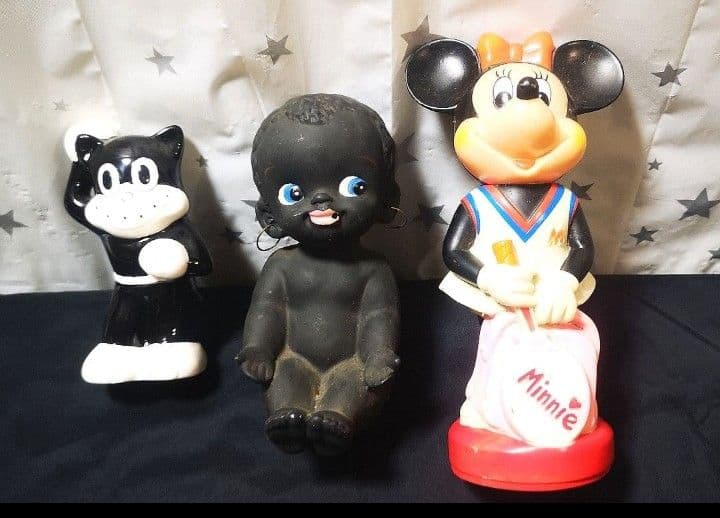 ♥️昭和レトロ ＆レア品♥️ ミニーマウス・黒ん坊人形・のらくろ「3点」