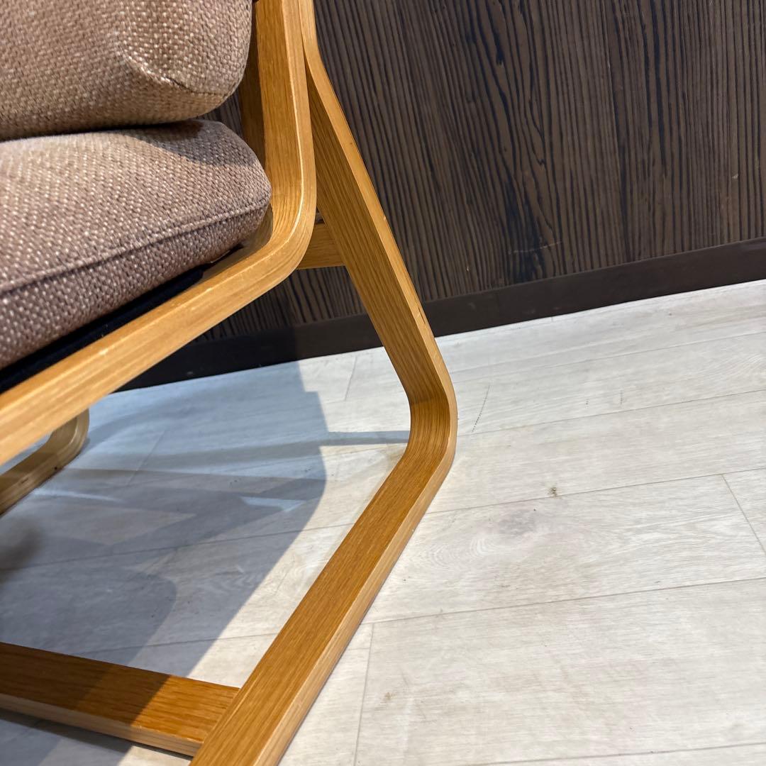 無印良品 MUJI オーク材 リビングでもダイニングでもつかえるソファチェア②