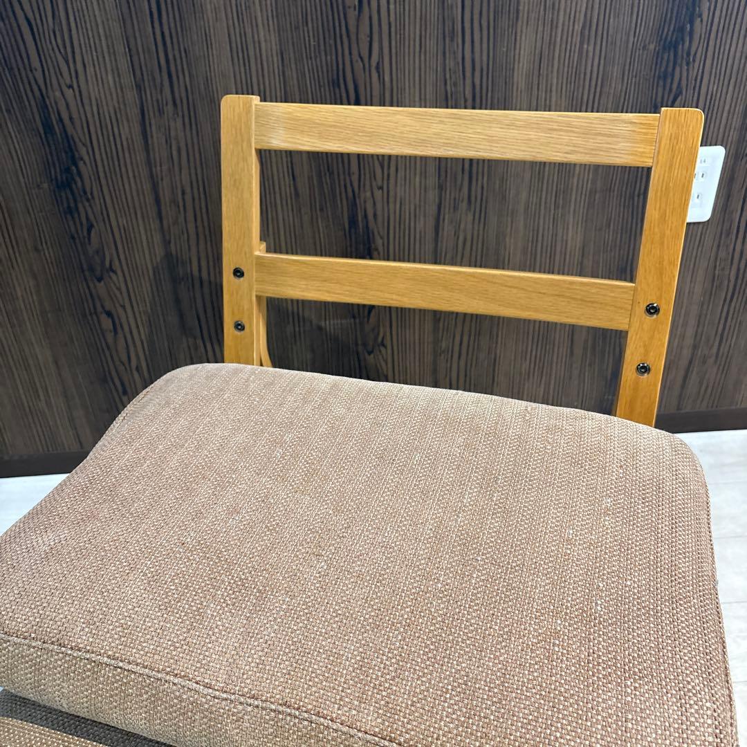 無印良品 MUJI オーク材 リビングでもダイニングでもつかえるソファチェア②
