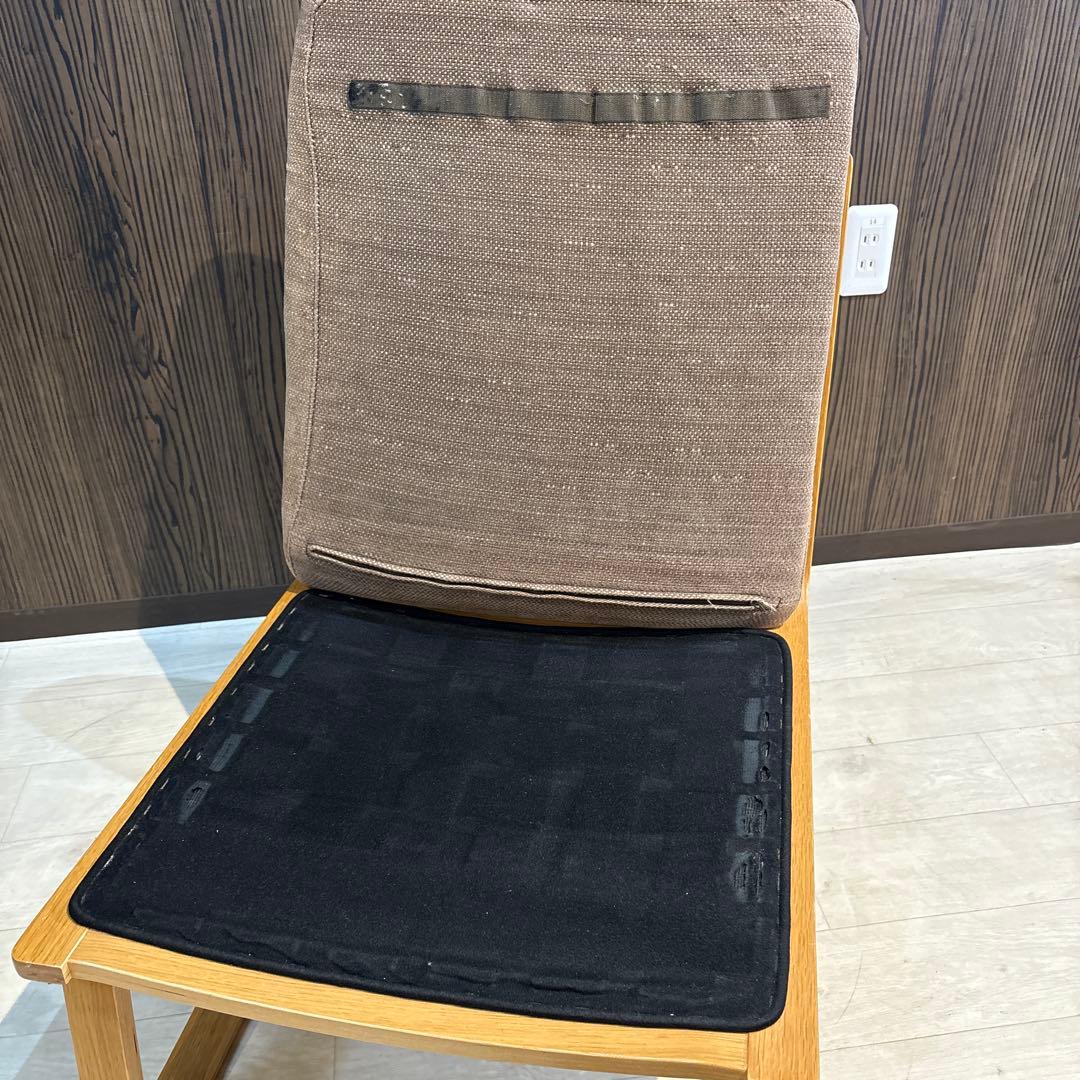 無印良品 MUJI オーク材 リビングでもダイニングでもつかえるソファチェア②