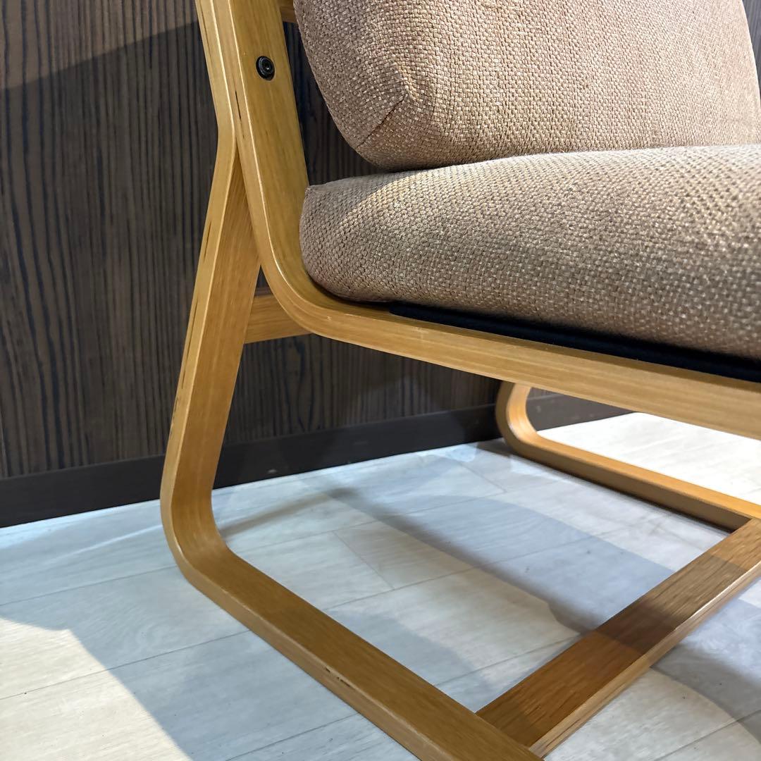 無印良品 MUJI オーク材 リビングでもダイニングでもつかえるソファチェア②