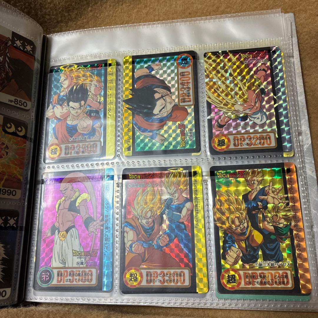 【完全未剥がし】ドラゴンボールZ カードダス他　当時ワンオーナー品　隠れプリズム