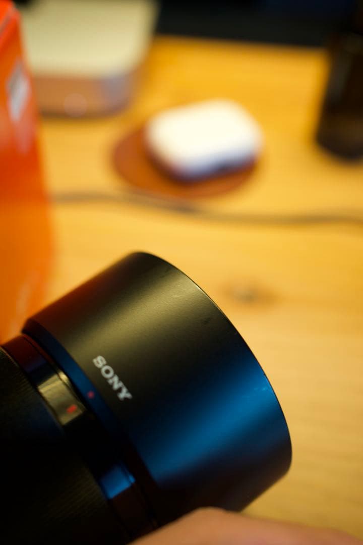 fe85mmf1.8 単焦点　フィルター付き