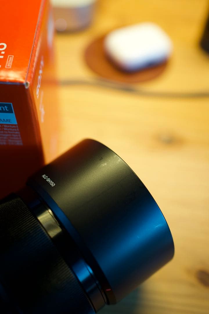 fe85mmf1.8 単焦点　フィルター付き