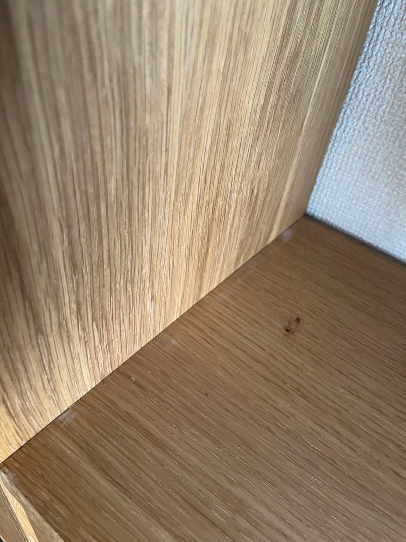 無印良品 スタッキングシェルフ オーク材 3×3 2段引き出し収納セット