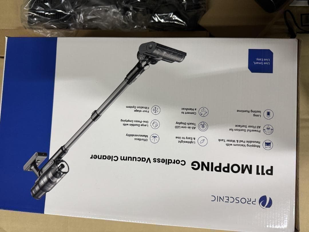 ★新品★ コードレス 掃除機 35000Pa 強力吸引 伸縮型 水拭き 2WAY