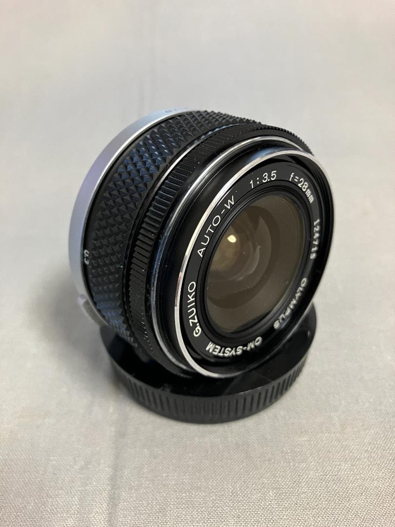 G.ZUIKO AUTO-W 28mm F3.5 美品 フード付