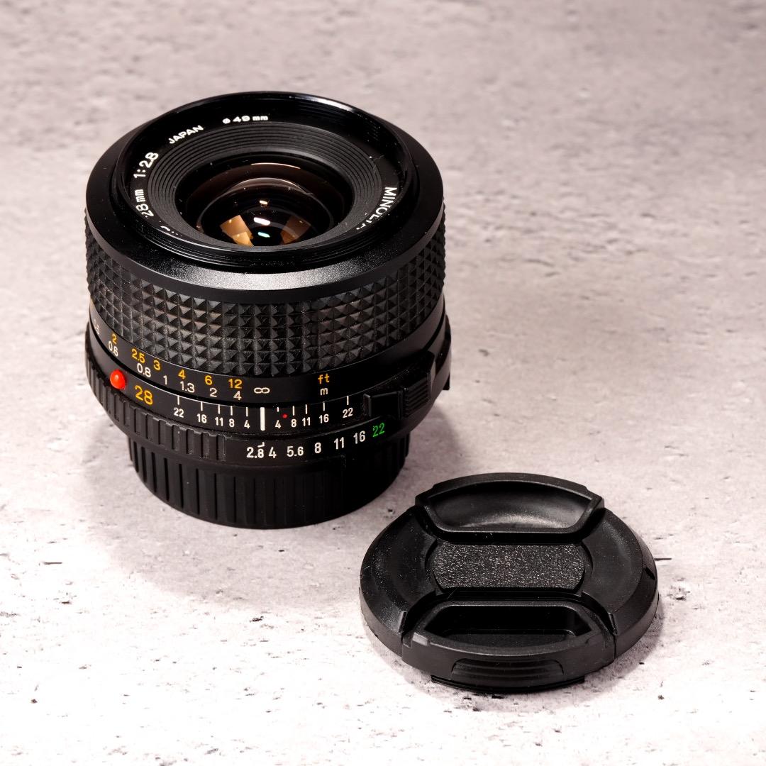 【極美品】動作◎ ミノルタ New MD 28mm F2.8 668