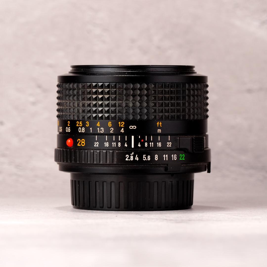 【極美品】動作◎ ミノルタ New MD 28mm F2.8 668