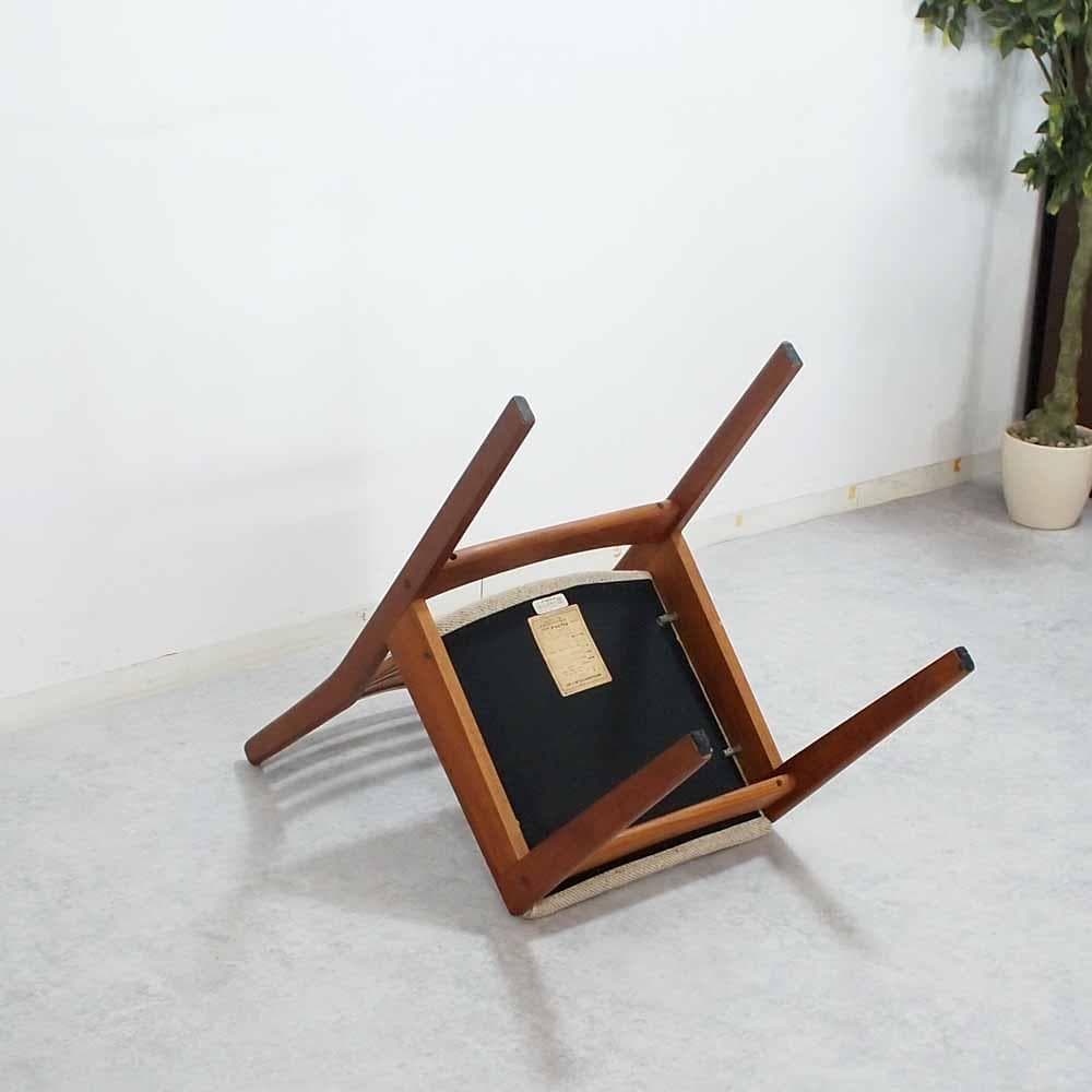 70s 80s ビンテージ チーク材 ダイニングチェア C ZR24084