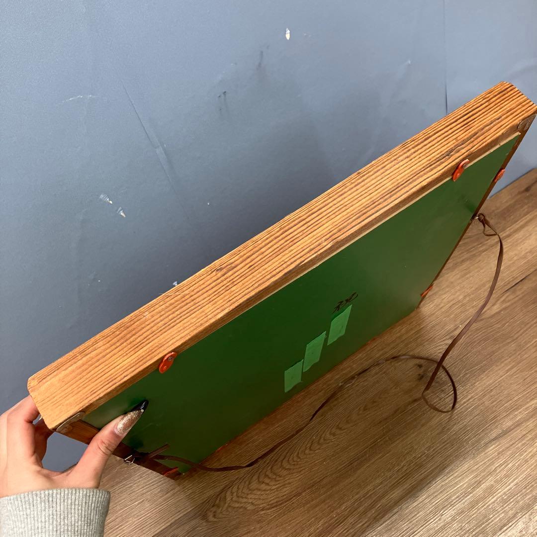 美品 歌舞伎 連獅子 伝統工芸 壁掛け インテリア 壁掛け インテリア 作品