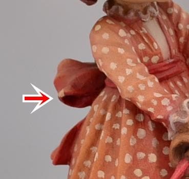 おさない乳母　アンリ　ANRI　木彫り人形　16ｃｍ　限定品　ヴィンテージ