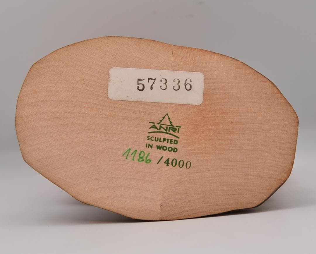 おさない乳母　アンリ　ANRI　木彫り人形　16ｃｍ　限定品　ヴィンテージ