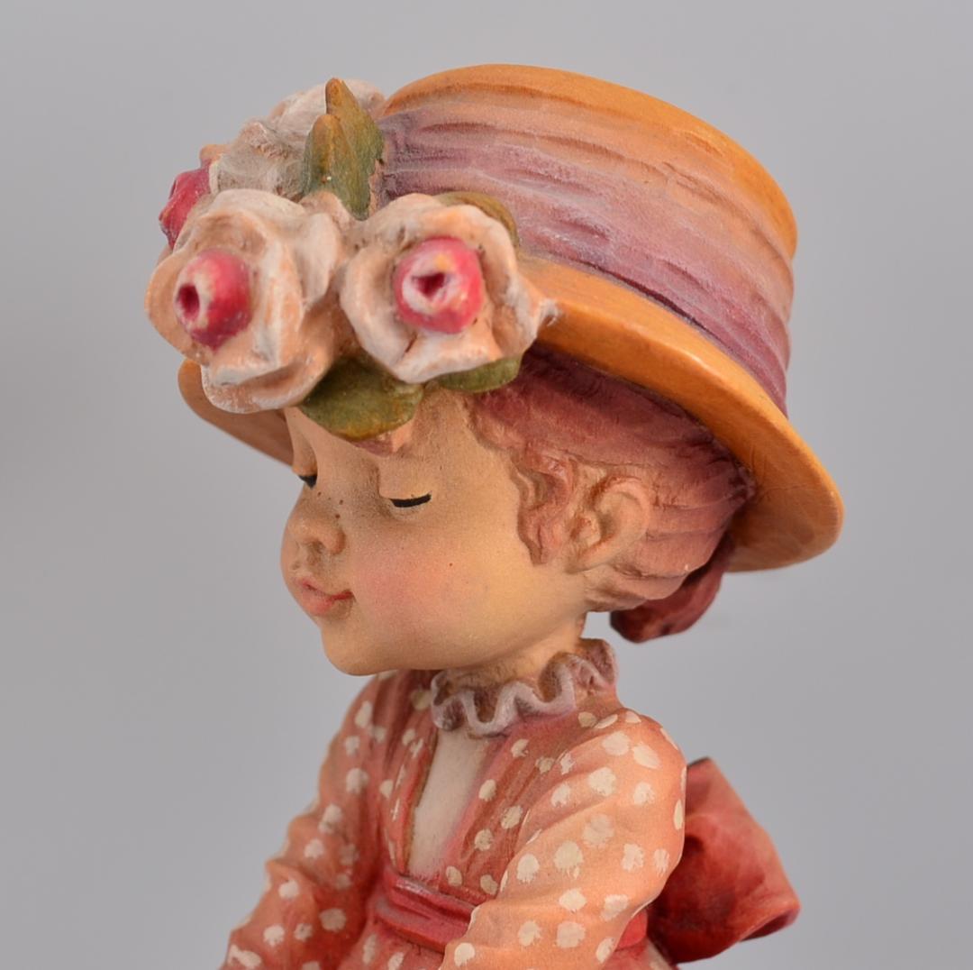 おさない乳母　アンリ　ANRI　木彫り人形　16ｃｍ　限定品　ヴィンテージ