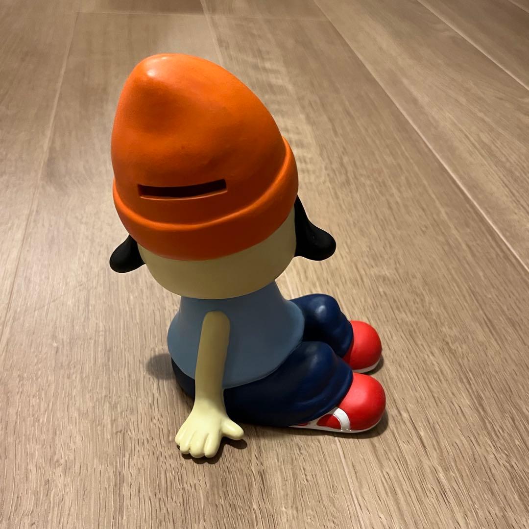 パラッパラッパー　ソフビ貯金箱　ロドニー