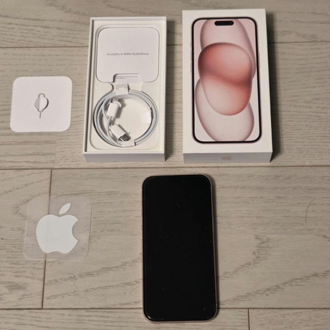 【バッテリー容量93％！】iPhone15256GB ピンク 美品