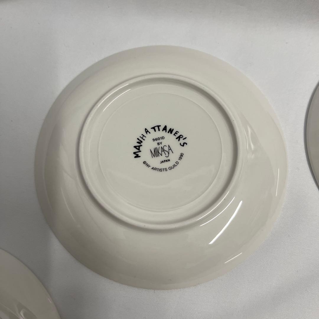 MANHATTANER'S 猫のイラスト皿 6枚セット超貴重品最終値下げ