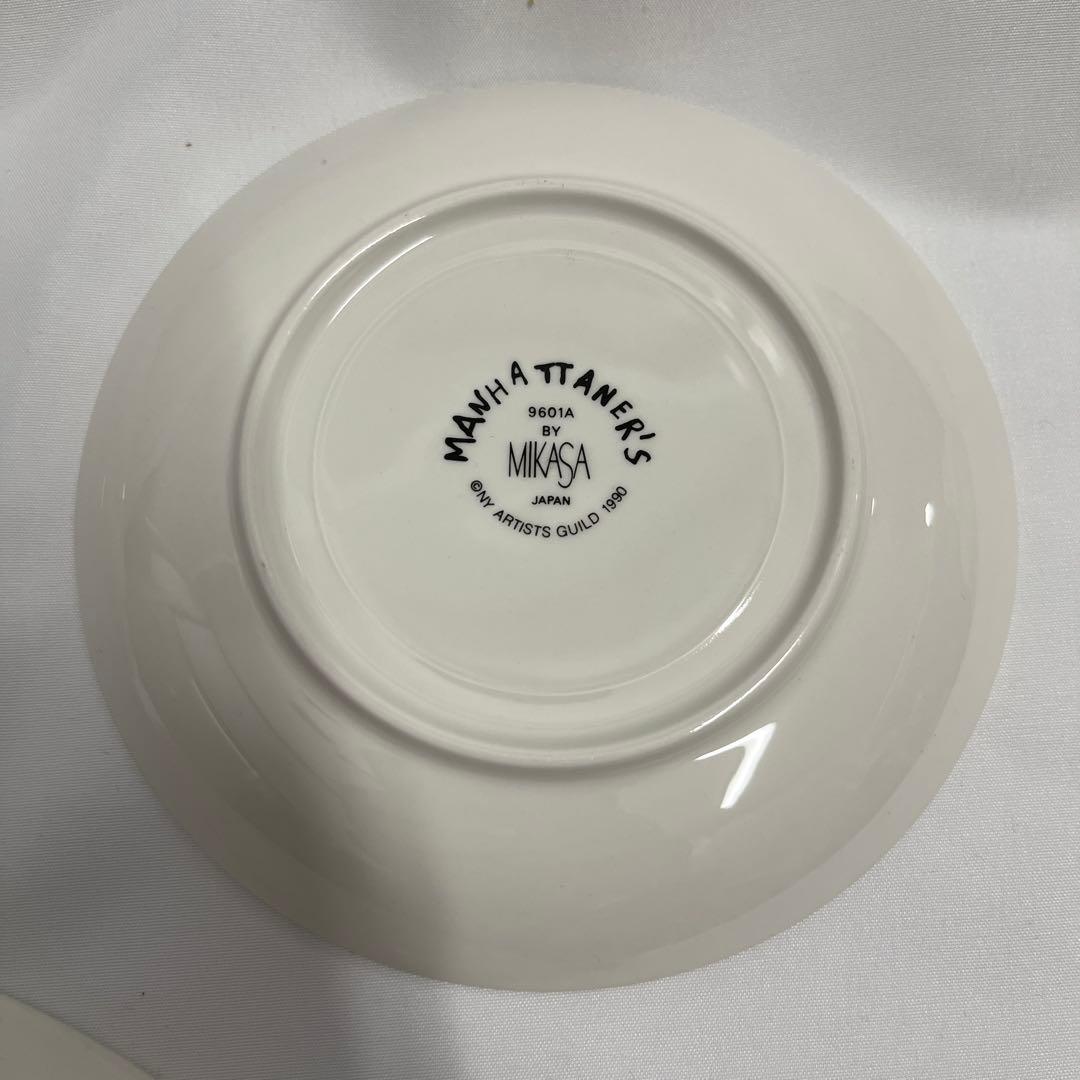 MANHATTANER'S 猫のイラスト皿 6枚セット超貴重品最終値下げ