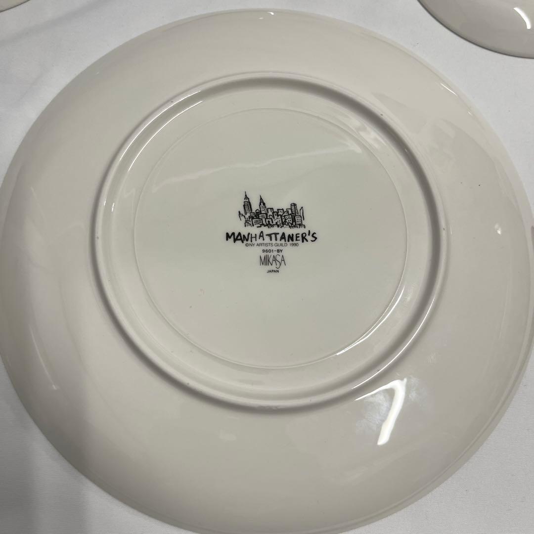 MANHATTANER'S 猫のイラスト皿 6枚セット超貴重品最終値下げ