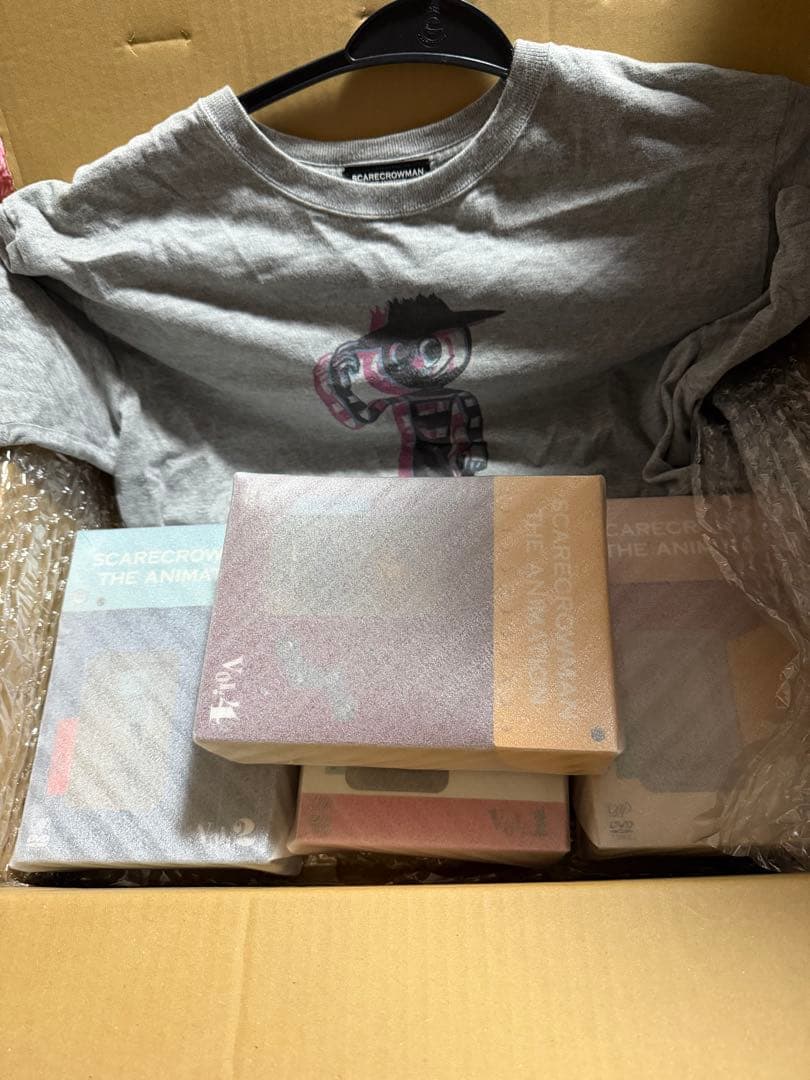 廃盤　スケアクロウマン DVD 全4巻セット フィギュア付属　Tシャツ付