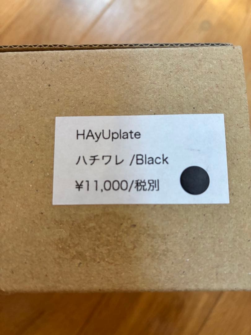 HAyU plate ハチワレ猫Black