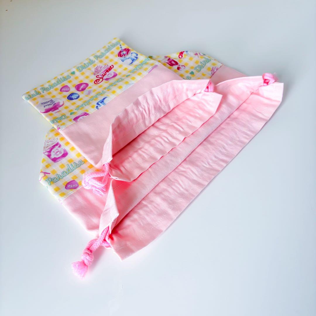 入園入学 ５点セット イエロー 女の子 レッスンバッグ 上履き入れ 体操服袋