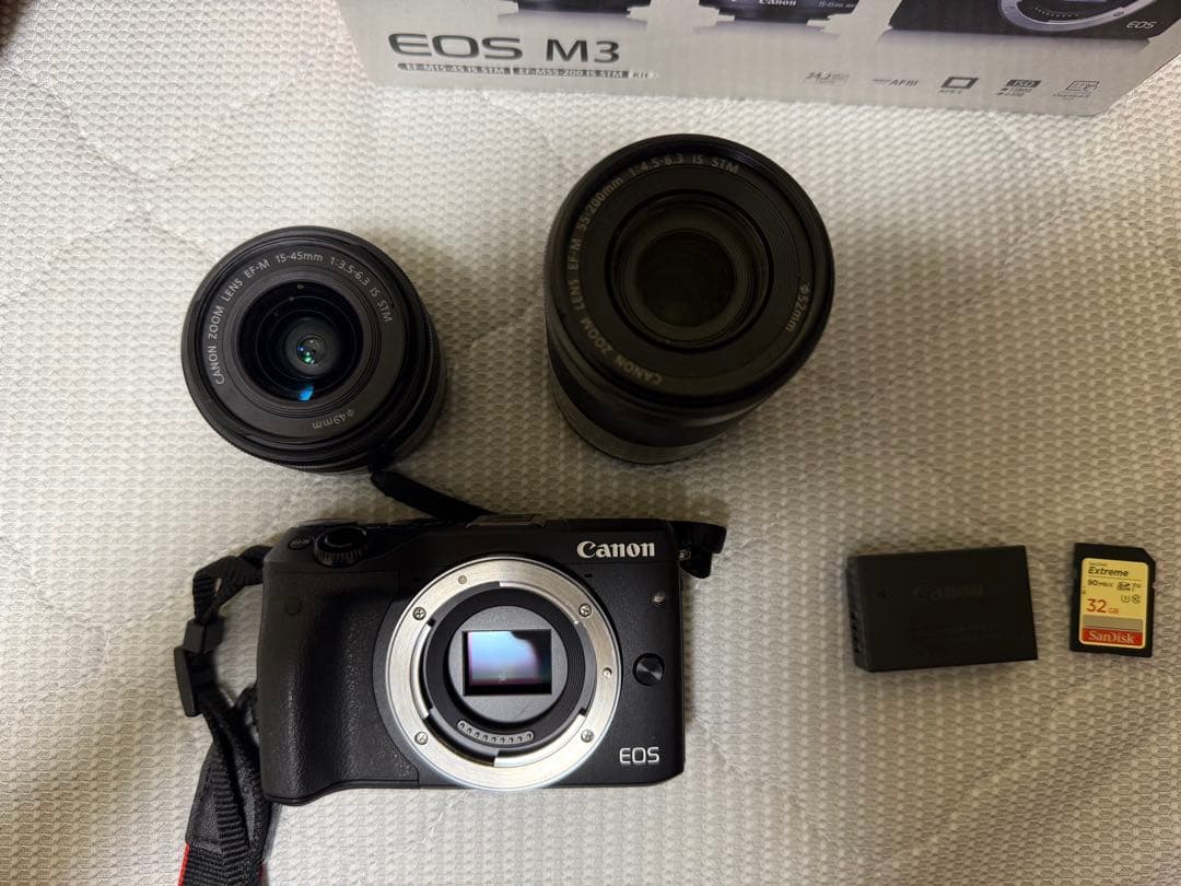 キヤノン Canon EOS M3 ダブルレンズキット ミラーレス 一眼レフ