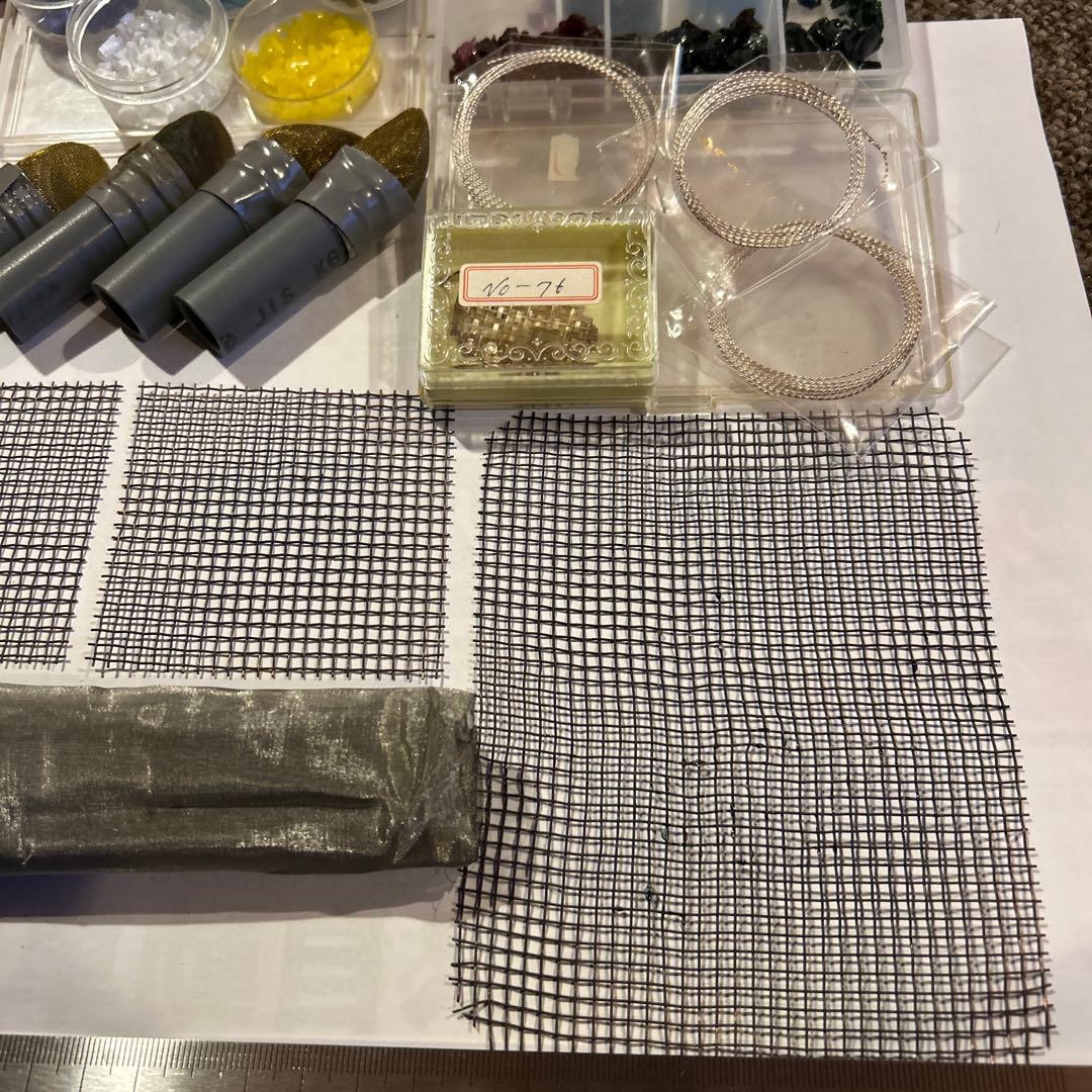 七宝焼　釉薬　フリット　網　銀線　いろいろまとめ　A-6