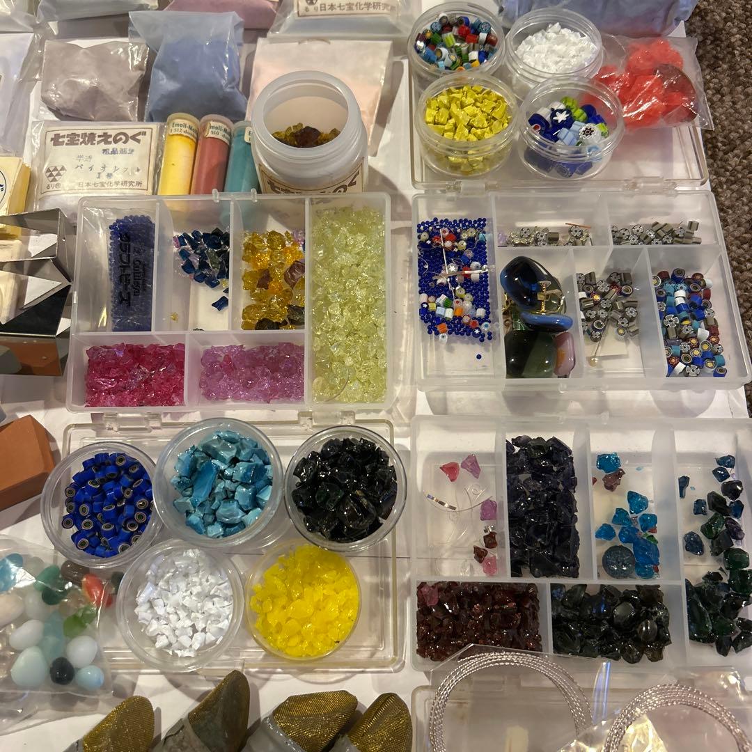 七宝焼　釉薬　フリット　網　銀線　いろいろまとめ　A-6