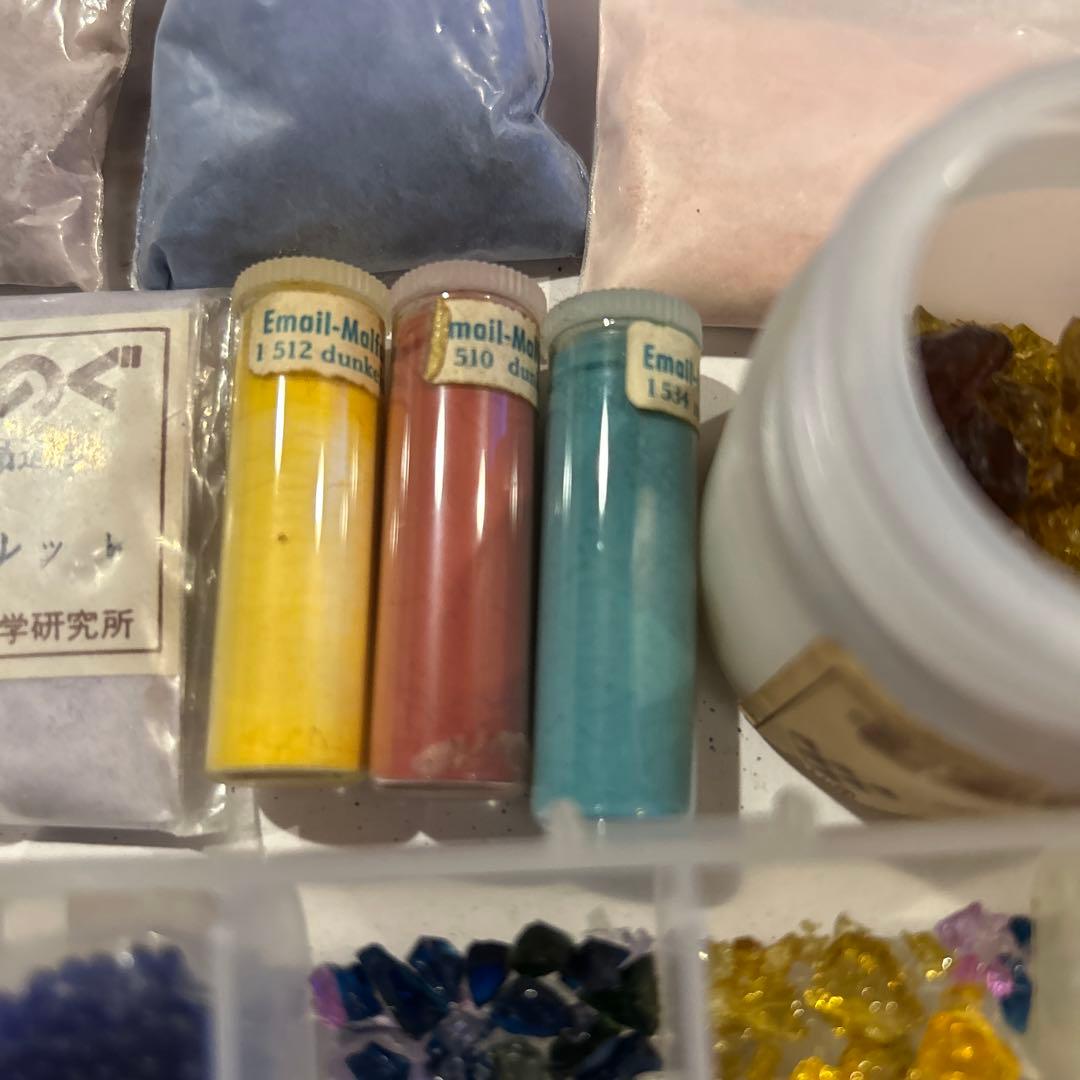 七宝焼　釉薬　フリット　網　銀線　いろいろまとめ　A-6