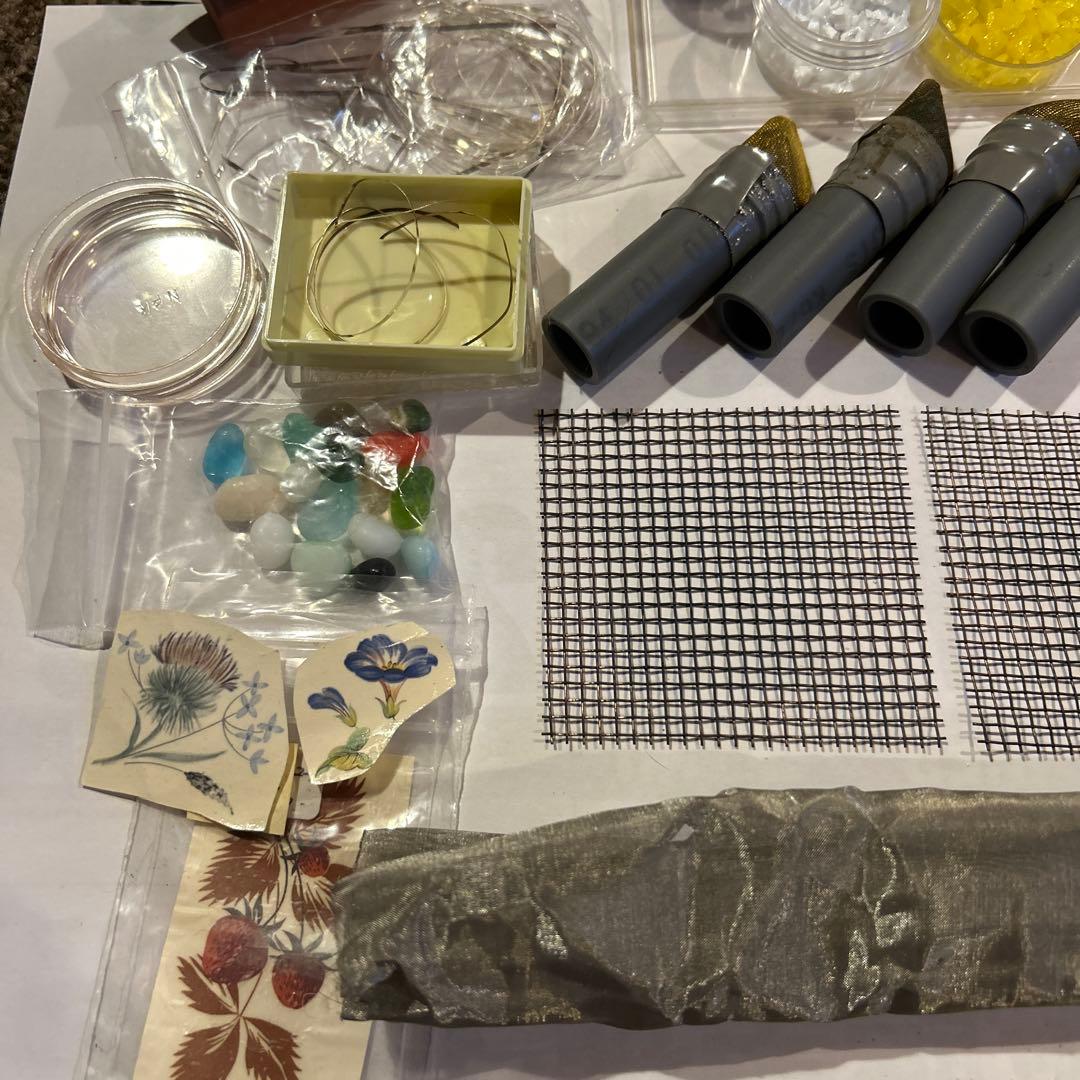 七宝焼　釉薬　フリット　網　銀線　いろいろまとめ　A-6