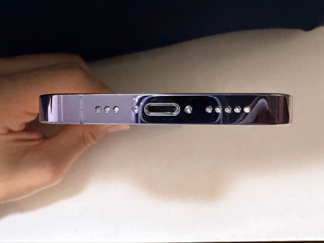 【美品】iPhone14Pro 256GB ディープパープル SIMフリー