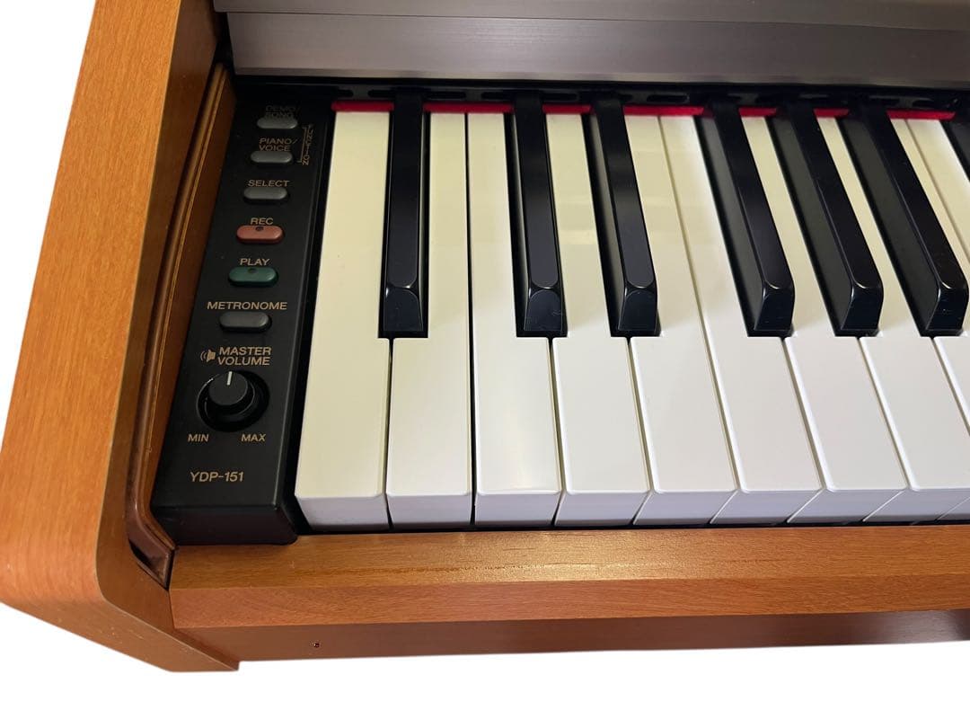 動作品 YAMAHA YDP-151 電子ピアノ 木目 ブラウン