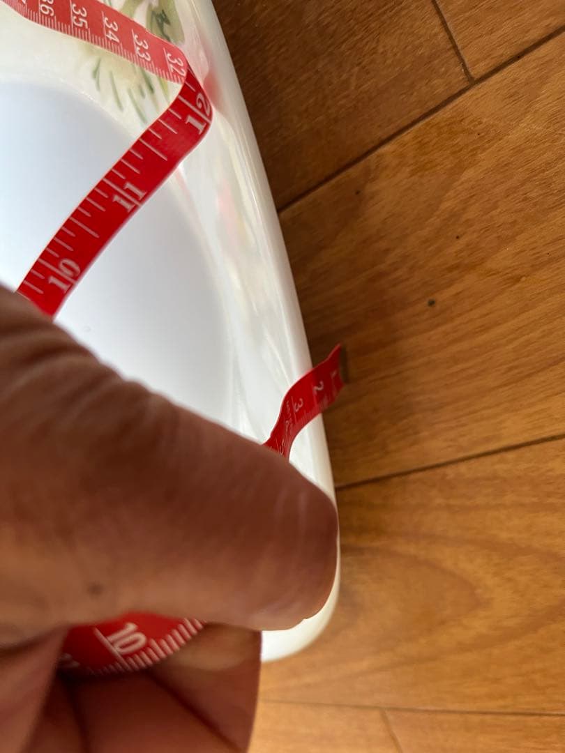 花柄デザインの陶器製皿3点セット