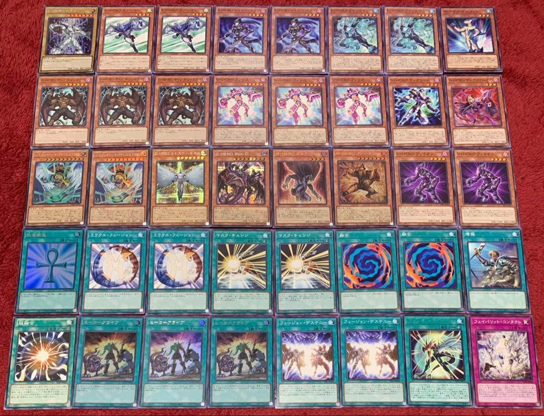 遊戯王　本格構築HEROデッキ40枚＋E X15枚＋α