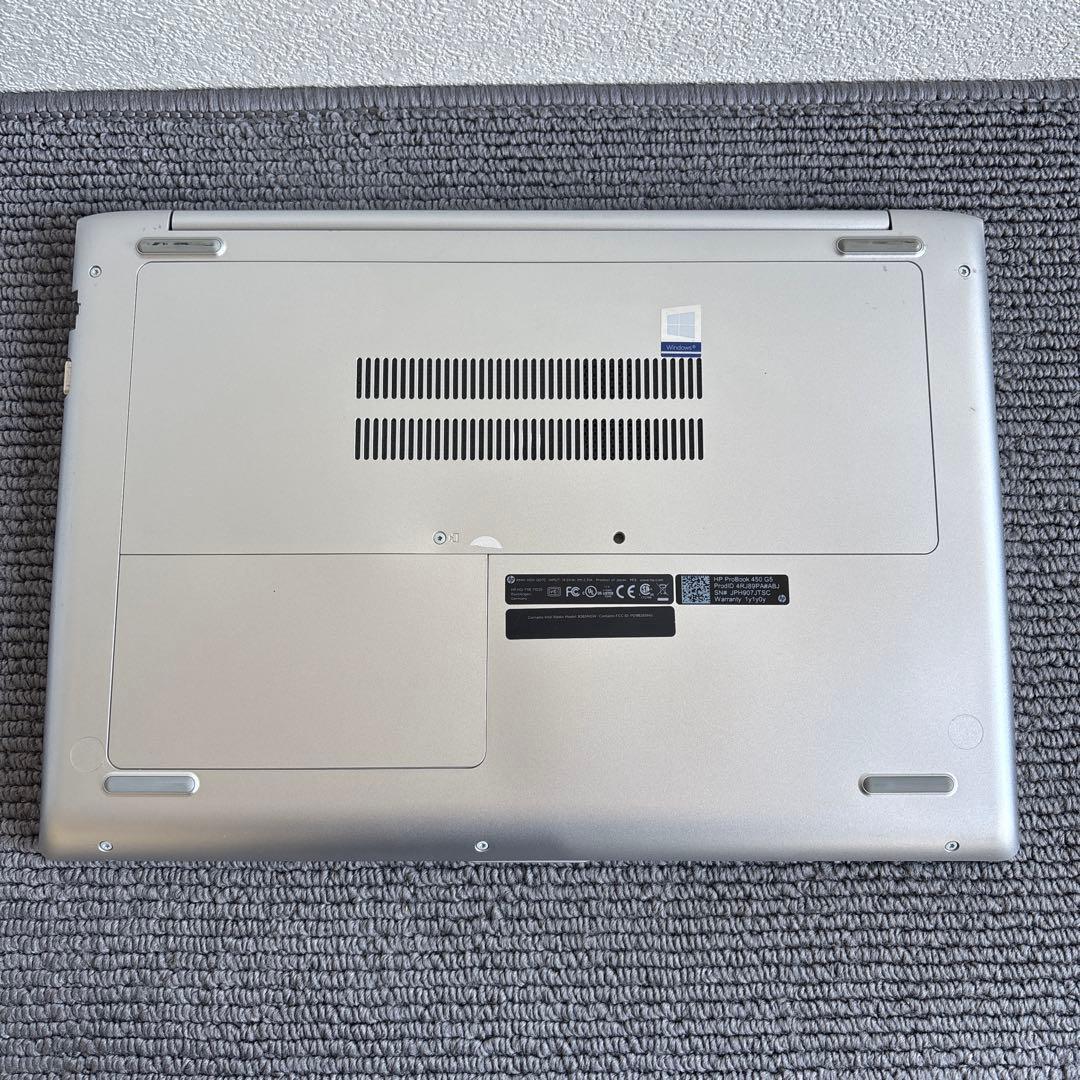 HP ProBook 450 G5 i5-7200U メモリ8GB　#M6914