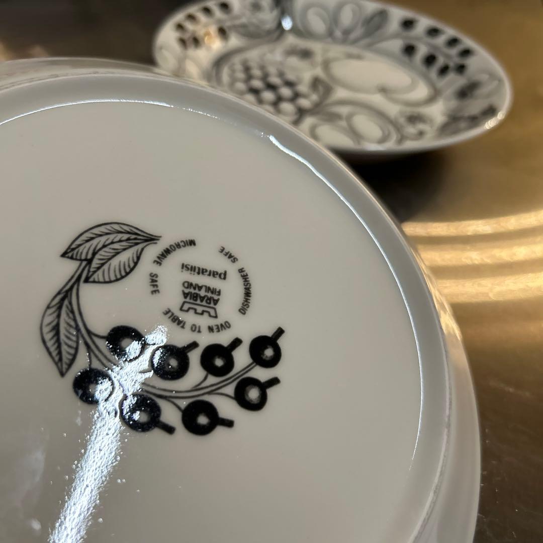 ALABIA アラビア ブラック パラティッシ 21㎝　2枚セット